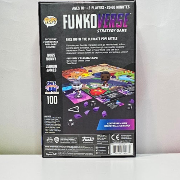 Funkoverse Space Jam 2  Strategy Game Funko Games Ages 10+ NWT - Picture 2 of 3